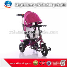 Hot Sale Red Color Rubber Tire Trike Bike / Baby Tricycle New Models